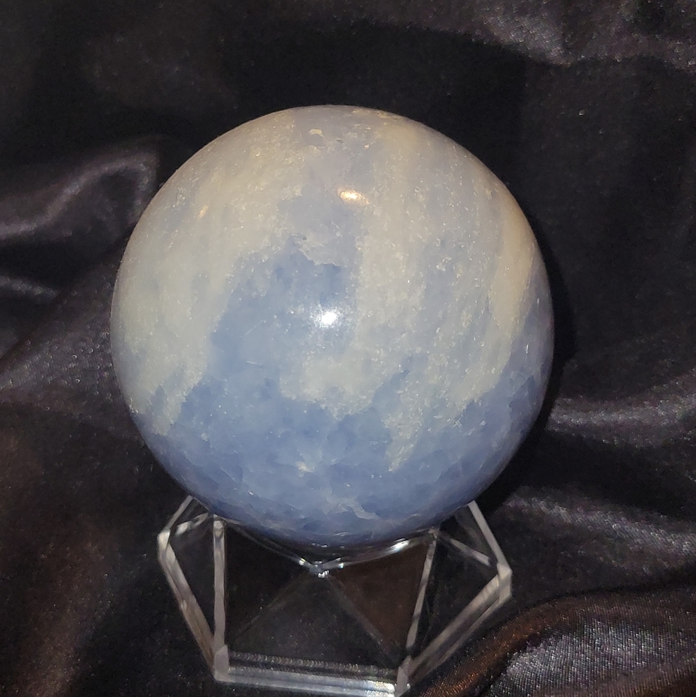 Blue Calcite sphere